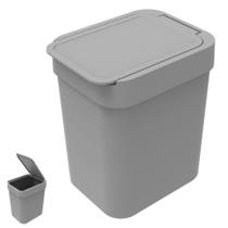 Lixeira 2,5 Litros Cesto De Lixo Plástico Para Pia Cozinha Banheiro - Soprano