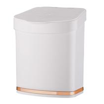 Lixeira 2,5 Litros Com tampa Plástica Para Bancada Cozinha Banheiro Rose - 1258BCR Future Lixeira 2,5 Litros Com tampa Plástica Para Bancada Cozinha Banheiro Rose - 1258BCR Future