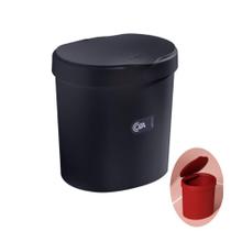 Lixeira 2,5 Litros Plástica Cesto De Lixo Pia Bancada Cozinha Basic - 10906 Coza