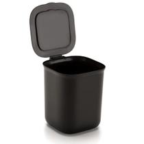 Lixeira 2,5 Litros Preta 2000 - Dasplast Lixeira 2,5 Litros Preta 2000 - Dasplast