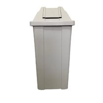 Lixeira 25 Litros Quadrado com Tampa Vai e Vem (Basculante)