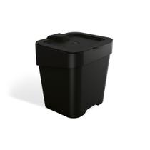 Lixeira 2,5L De Pia Slim Preta UZ Lixeira 2,5L De Pia Slim Preta UZ