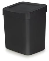 Lixeira 2,5l retangular preta neo