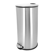 Lixeira 30,0l inox c/ped.mimo
