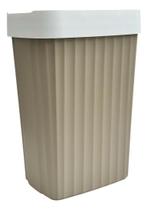 Lixeira 45l Com Tampa C/ Dispenser Saco De Lixo