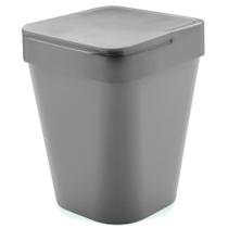 Lixeira 5 Litros Com Tampa de Pia Banheiro Izzy - LX 115 - Ou Lixeira 5 Litros Com Tampa de Pia Banheiro Izzy - LX 115 - Ou