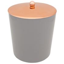 Lixeira 5 Litros Com Tampa Rose Gold Metalizada Plástica Para Banheiro Cozinha - AMZ Lixeira 5 Litros Com Tampa Rose Gold Metalizada Plástica Para Banheiro Cozinha - AMZ
