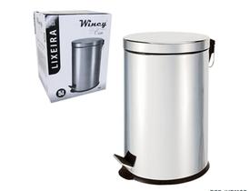 Lixeira 5 Litros Pedal Aco Inox Cesto Removível Lixeira 5 Litros Pedal Aco Inox Cesto Removível