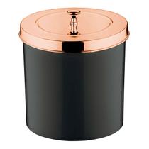 Lixeira 5 Litros Tampa Cesto De Lixo Rose Gold Para Banheiro Pia Cozinha - 551RG Future