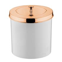 Lixeira 5 Litros Tampa Cesto De Lixo Rose Gold Para Pia Cozinha Banheiro - 550RG Future Lixeira 5 Litros Tampa Cesto De Lixo Rose Gold Para Pia Cozinha Banheiro - 550RG Future