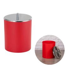 Lixeira 5 Litros Vermelha Com Tampa Aço Inox de Chão Cozinha Banheiro inha Premium Reforçada Arthi 5084 Lixeira 5 Litros Vermelha Com Tampa Aço Inox de Chão Cozinha Banheiro inha Premium Reforçada Arthi 5084
