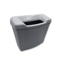 Lixeira 5lts Multiuso Cinza para Ônibus, vans, motorhome, barcos c/ suporte