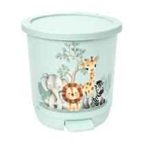 Lixeira 6,5 Litros Ludica Com Pedal De Banheiro Quarto Infantil Criança Bebê