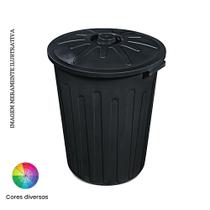 Lixeira 65L redonda com tampa para condomínios, coletas Arqplast Cores Diversas Lixeira 65L redonda com tampa para condomínios, coletas Arqplast Cores Diversas