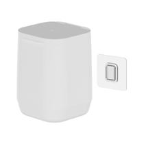 Lixeira 6lt Tampa Soft Close Banheiro Cozinha Parede Cores