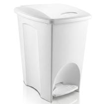 Lixeira 7 Litros Com Pedal Cesto Reforçado Multiuso Branca Para Banheiro Cozinha Decoração Lixeira 7 Litros Com Pedal Cesto Reforçado Multiuso Branca Para Banheiro Cozinha Decoração