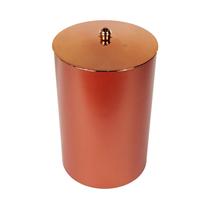 Lixeira 8 Litros Cesto de Lixo Rose Gold com Tampa Cozinha Banheiro - AMZ