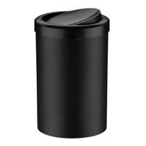 Lixeira 8 Litros Tampa Basculante Cesto De Lixo Banheiro Pia Cozinha Preto - 1220PT Future Lixeira 8 Litros Tampa Basculante Cesto De Lixo Banheiro Pia Cozinha Preto - 1220PT Future