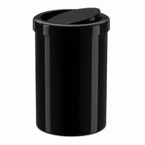 Lixeira 8 Litros Tampa Basculante Cesto De Lixo Banheiro Pia Cozinha Preto - 1220PT Future Lixeira 8 Litros Tampa Basculante Cesto De Lixo Banheiro Pia Cozinha Preto - 1220PT Future