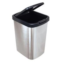Lixeira 9 lts c/ click lb sortidos primeira moagem - ARQPLAST