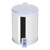 Lixeira Aço Inox 12 Litros Pedal Cozinha Grande Banheiro