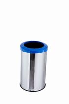 Lixeira Aço Inox 20 Litros Aro Plástico Área Gourmet Cozinha