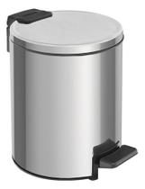 Lixeira Aço Inox 3 Litros Com Pedal Loop