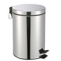 Lixeira Aço Inox Cesto 5 Litros Com Pedal Balde Lixo Removível