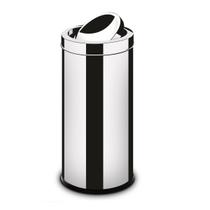 Lixeira Aço Inox Cesto Tampa Basculante 16 Litros Martinazzo