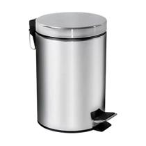 Lixeira Aço Inox Com Pedal 12 Litros Domni Lixeira Aço Inox Com Pedal 12 Litros Domni
