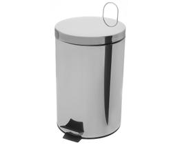 Lixeira aço inox de 12 litros com cesto removível Healer Lixeira aço inox de 12 litros com cesto removível Healer