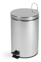 Lixeira Aço Inox De 7 Litros Com Cesto Removível Healer Lixeira Aço Inox De 7 Litros Com Cesto Removível Healer