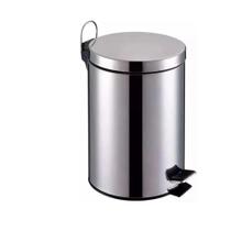 Lixeira Aço Inox Redonda 5 Litros -ATOPY 12019