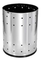 Lixeira Aço Inox Telada 13 Litros Para Casa Ou Escritório