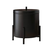 Lixeira Alumínio com Tampa 6L Luxe D09 Preto - Mpozenato Lixeira Alumínio com Tampa 6L Luxe D09 Preto - Mpozenato