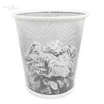 Lixeira Aramada Luxuosa Branca 10L Para seu Escritório Lixeira Aramada Luxuosa Branca 10L Para seu Escritório