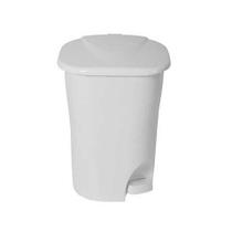 Lixeira Astra Ecológica Com Pedal 25 Litros Branca