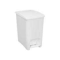 Lixeira Astra LPDA10 com Pedal Dupla Abertura 10L Retangular