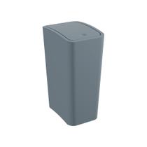 Lixeira Astra Ltc2 Com Tampa Click 8L Retangular Azul