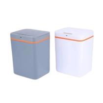 Lixeira automática 12 litros sensor inteligente recarregável USB sem toque moderna higiênica compacta banheiro cozinha escritório