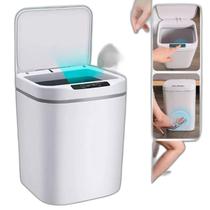 Lixeira Automática 16L Recarregável Sensor Inteligente Usb Lixeira Automática 16L Recarregável Sensor Inteligente Usb