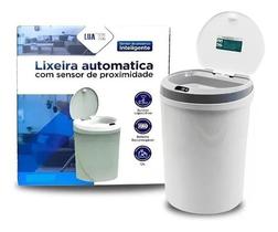 Lixeira Automática 5 Litros Pia Banheiro LK-2105 Recarregavel