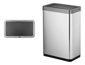 Lixeira Automática 50 Litros Inox Com Sensor Gamer