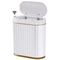 lixeira automatica 7 litros escritorio banheiro sensor inteligente dourada Luxo Casa Moderna Lixeira automatica de pia lixeira automatica 7 litros escritorio banheiro sensor inteligente dourada Luxo Casa Moderna Lixeira automatica de pia