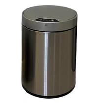 Lixeira Automatica Com Sensor 12 Litros Inox Polido Grande Cabo Usb Com Cesto Removivel Luxo