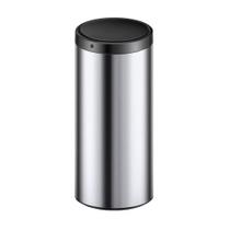Lixeira Automática com Sensor Aço Inox 50 Litros Redonda e Cesto Removível