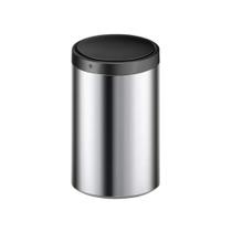 Lixeira Automática com Sensor Açox Inox Prata 40 Litros Redonda e Cesto Removível Lixeira Automática com Sensor Açox Inox Prata 40 Litros Redonda e Cesto Removível