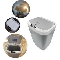 Lixeira Automática Com Sensor de Aproximidade Lixo Inteligente 15 Litros
