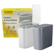 Lixeira Automática com Sensor Inteligente 13L Abertura e Fechamento Automático, Silenciosa, Anti-Odor, À Prova dÁgua Lixeira Automática com Sensor Inteligente 13L Abertura e Fechamento Automático, Silenciosa, Anti-Odor, À Prova dÁgua