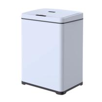 Lixeira Automática com Sensor Inteligente 40 Litros Premium Retangular Branca Cozinha Quarto Banheiro Escritório